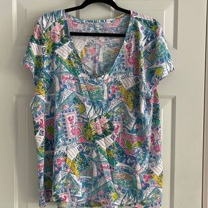 Lilly multi colored top.